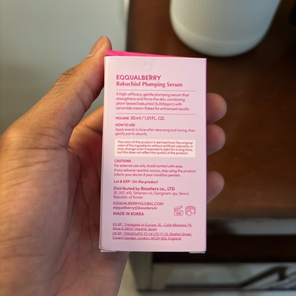 EQQUALBERRY Bakuchiol Plumping Serum – (Barely Used) - Picture 5 of 6